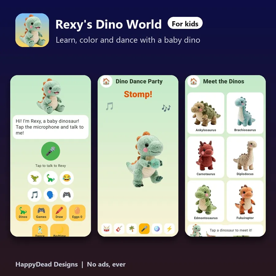 Rexy's Dino World screenshots